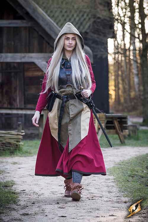 Rogue Female Armor - Svart/Brun