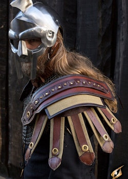 Roman Shoulder Armour - Brown