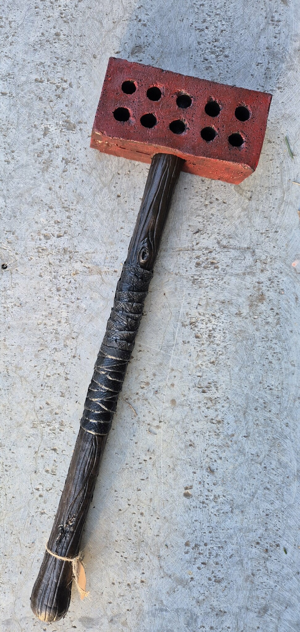 Brick on a stick