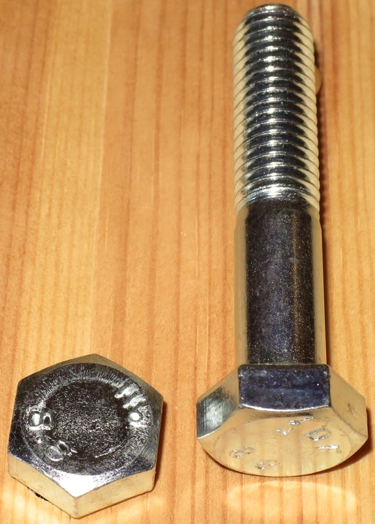 SEXKANTSKRUV BLANKFÖRZINKAD 8,8 M6x45 20st