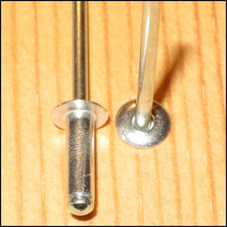 POPNIT / BLINDNIT ALUMINIUM KULLRIG  4.0x10mm 50st