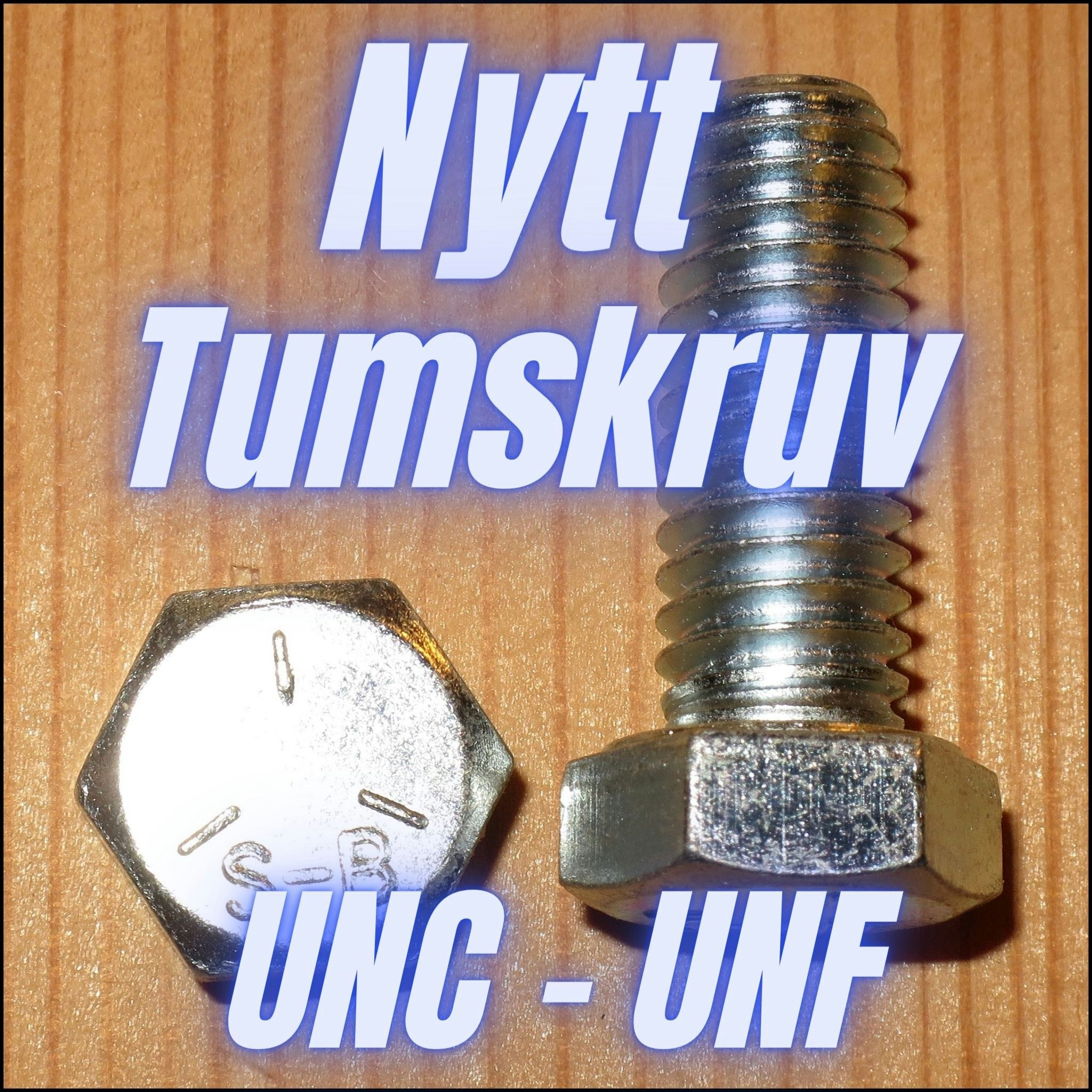 TUMSKRUV SEXKANT BLANKFÖRZINKAD UNC 1/4x13 10st