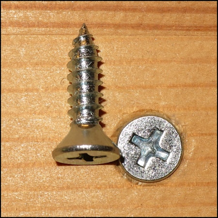 PLÅTSKRUV FÖRSÄNKT FÖRZINKAD ST 2,9x9.5mm 50st