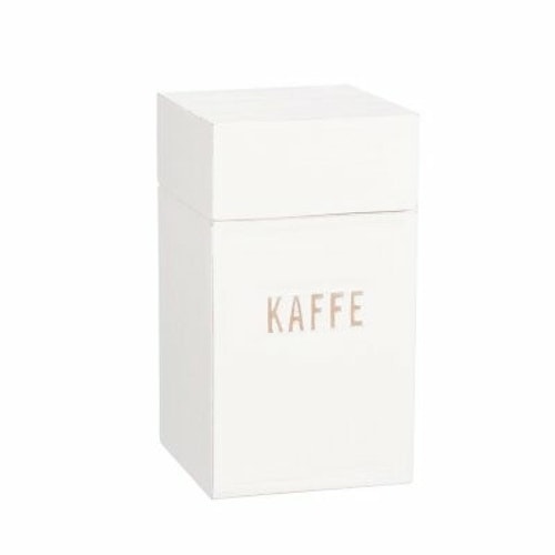 Trälåda "Kaffe" Vit