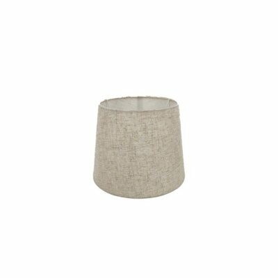 Rund Beige Lampskärm Linne 22*28*22cm