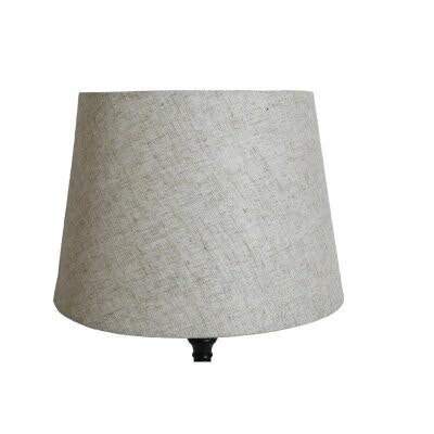 Rund Beige Lampskärm Linne 27*35*25