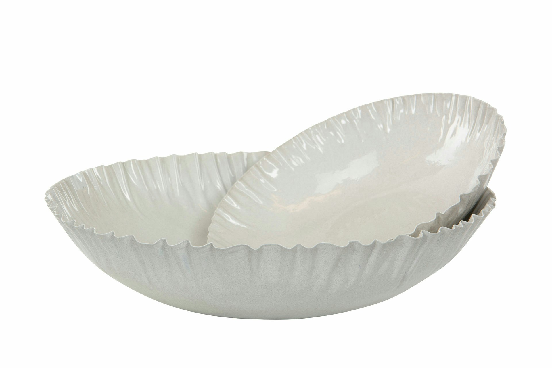 Skål/Fat Emalj Shell 26*6,5cm