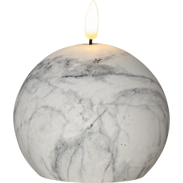 LED Blockljus marmor klot