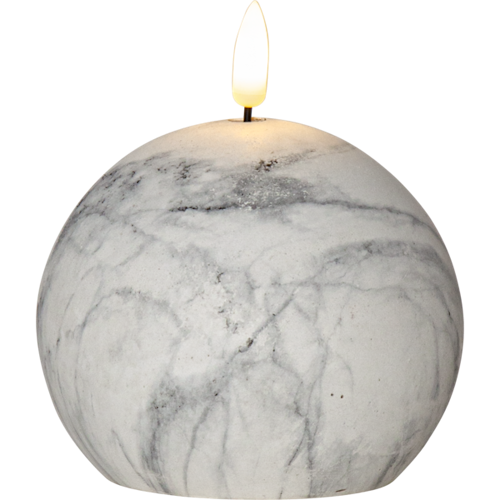 LED Blockljus marmor klot
