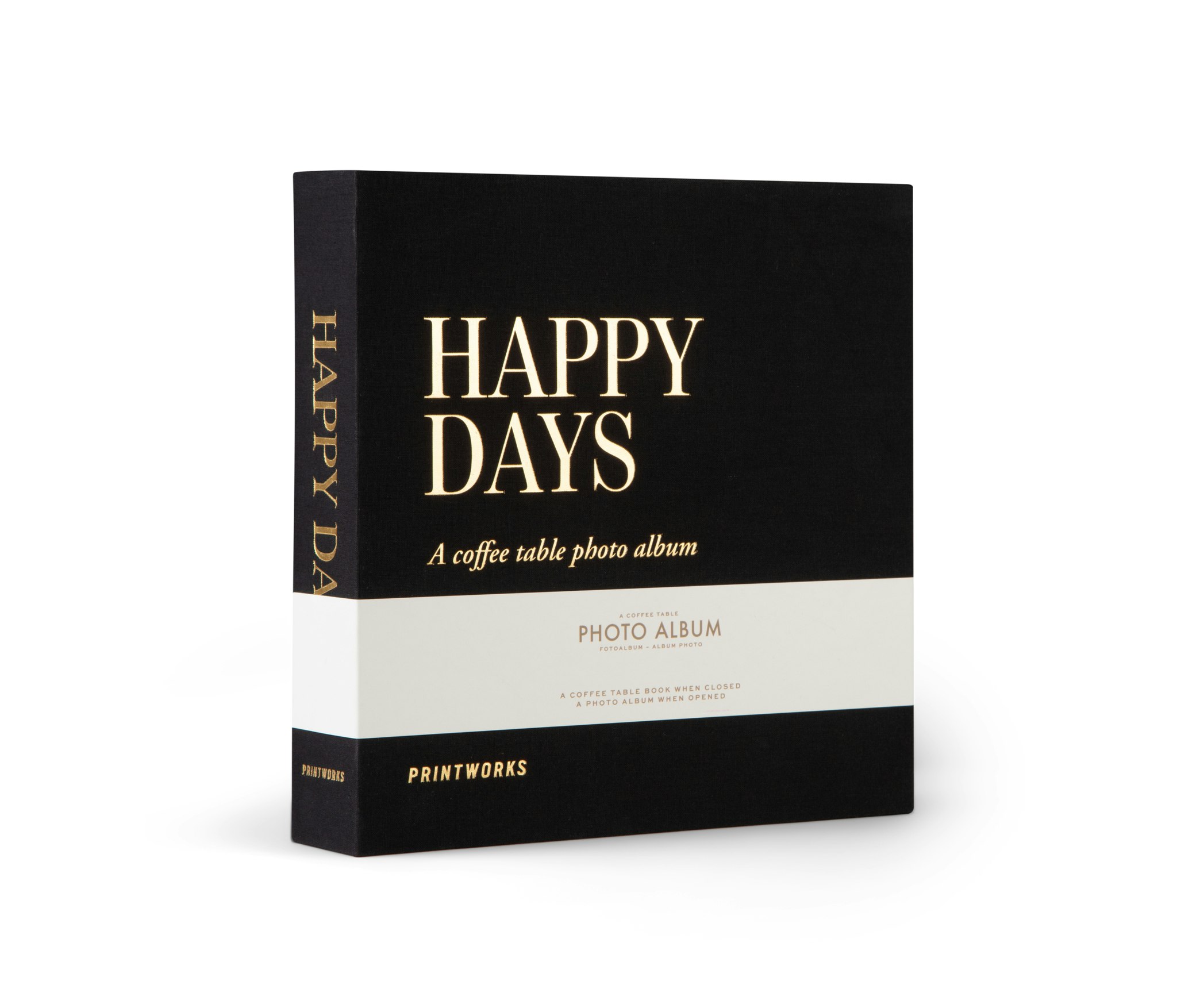 Fotoalbum "Happy Days" Svart