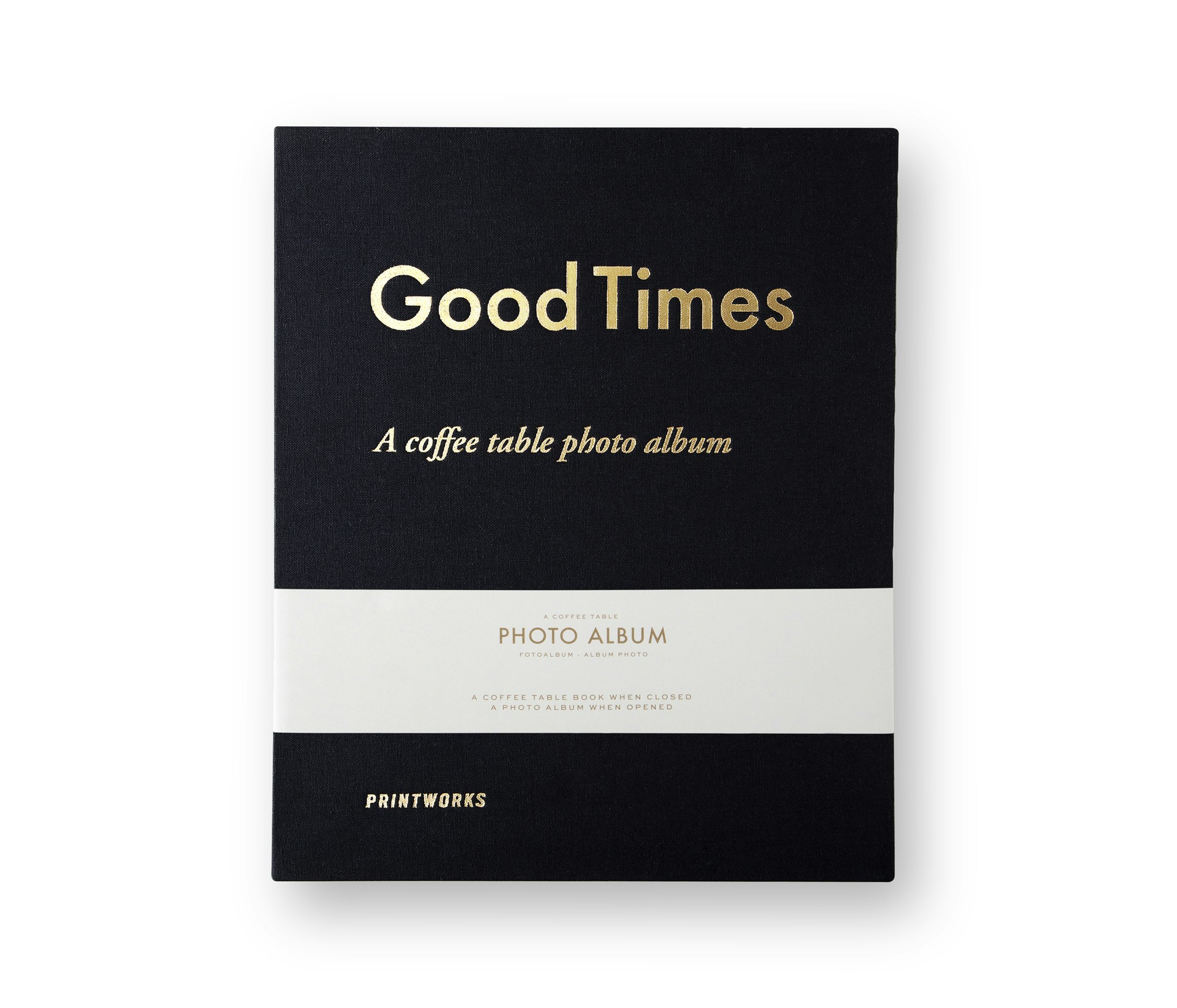 Fotoalbum "Good times" Svart