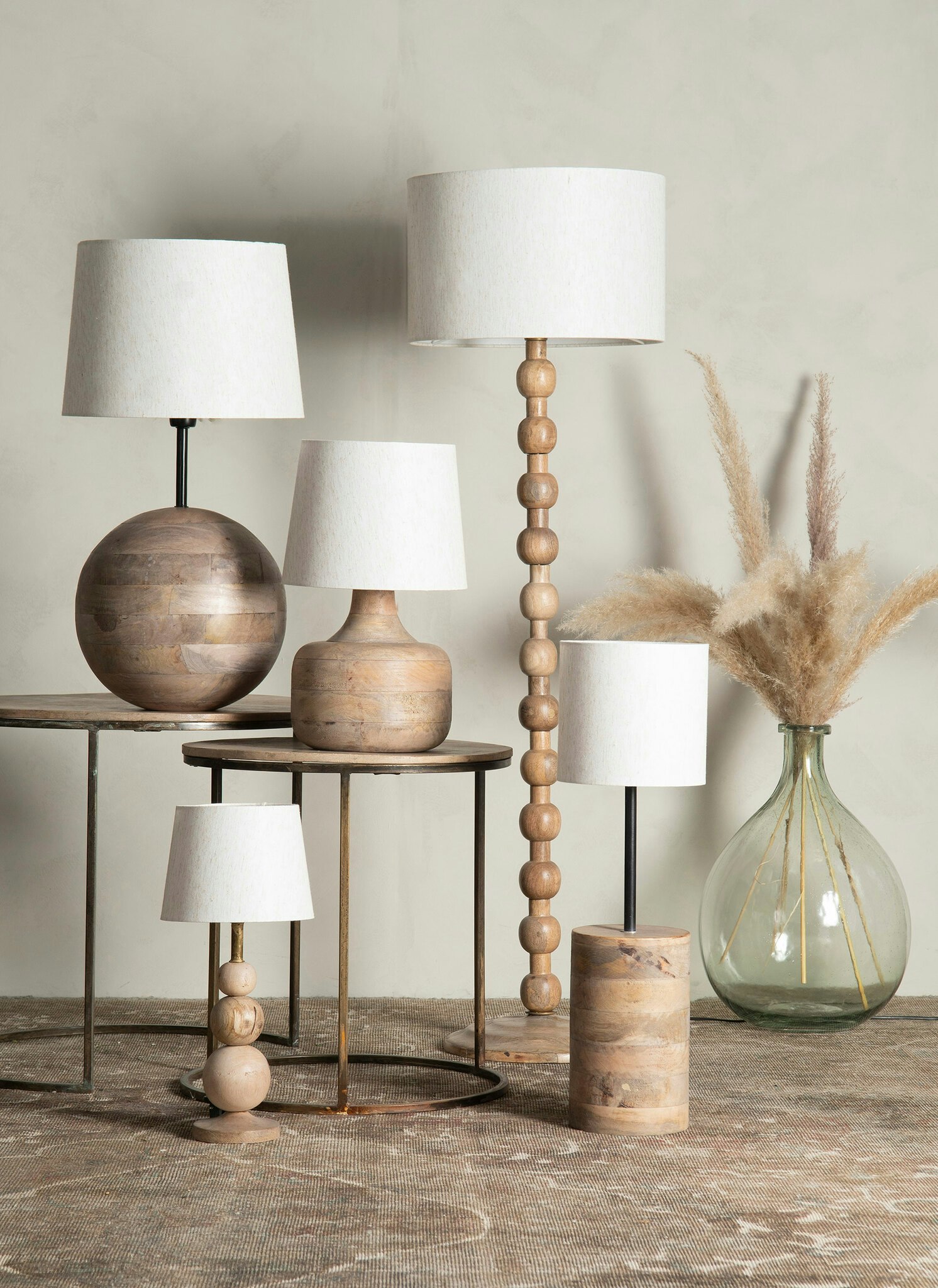 Lampskärm Linne Creme 16*20*15cm