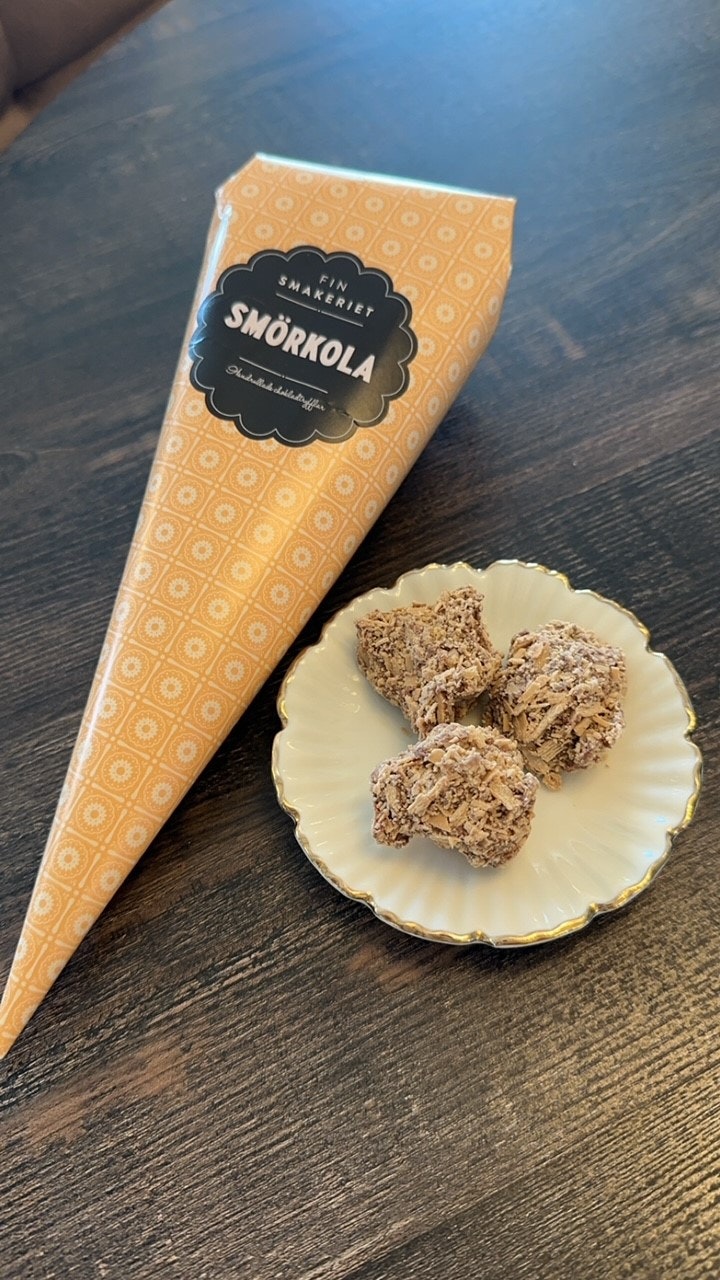 Smörkola Chokladtryffel i strut
