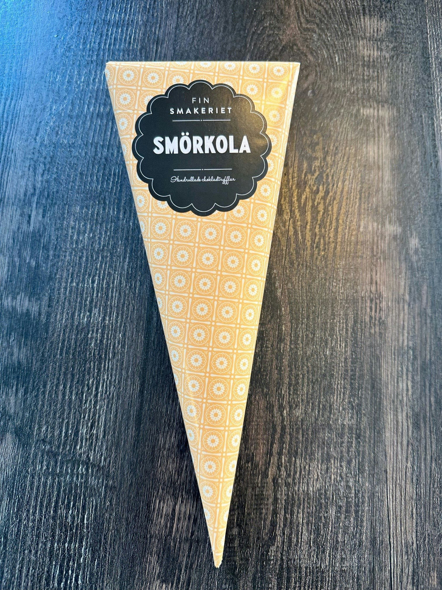 Smörkola Chokladtryffel i strut