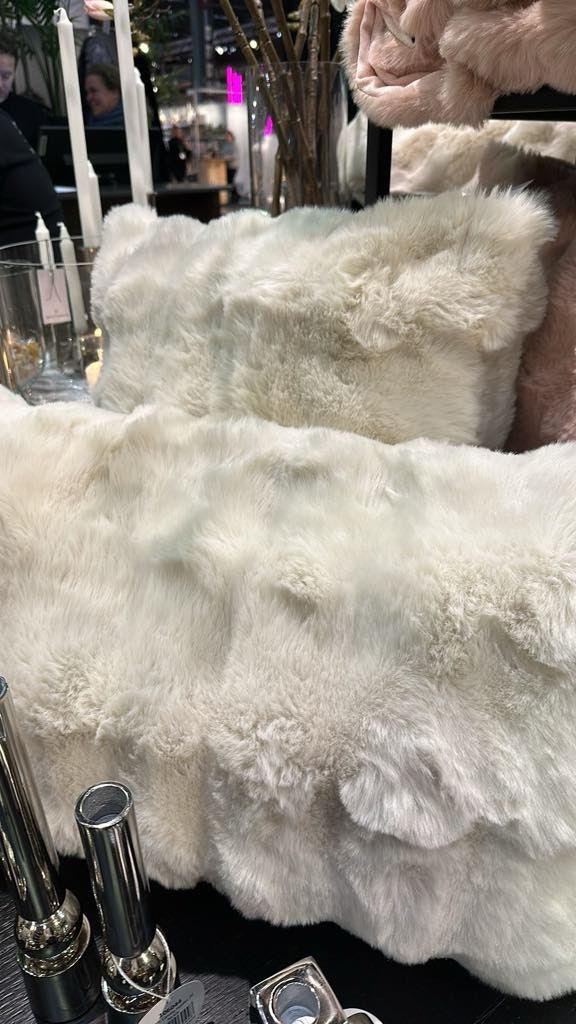 Kudde 40*70cm Aspen Faux Vit