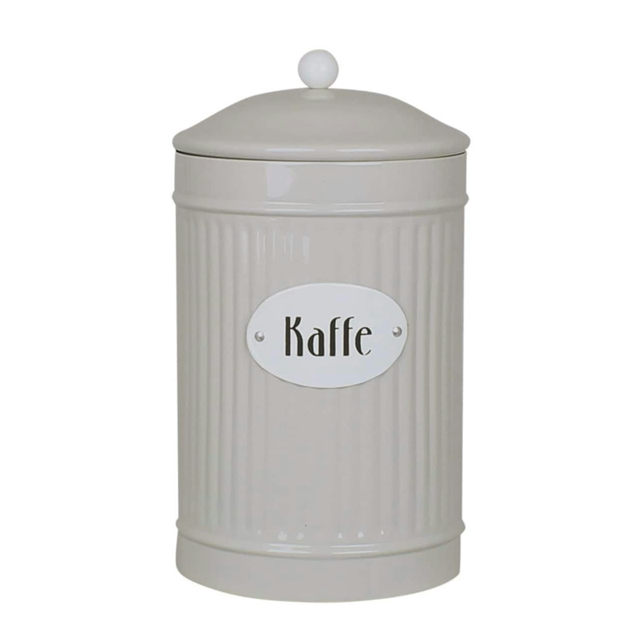 Plåtburk Hugo Kaffe Beige