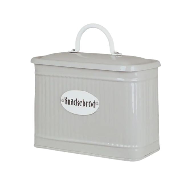 Plåtburk Hugo Knäckebröd Beige