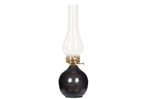 Värmeljuslampa Globe Grey Onyx
