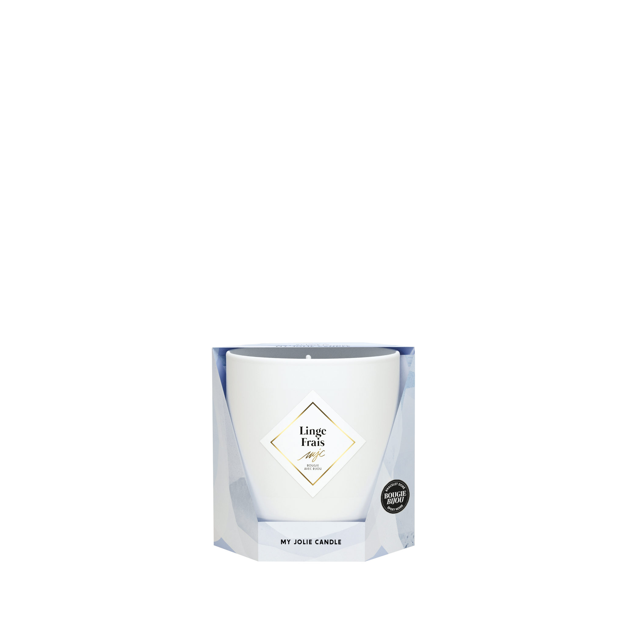 Fresh Linen - Doftljus med armband - My Jolie Candle - Maison Berger Sweden