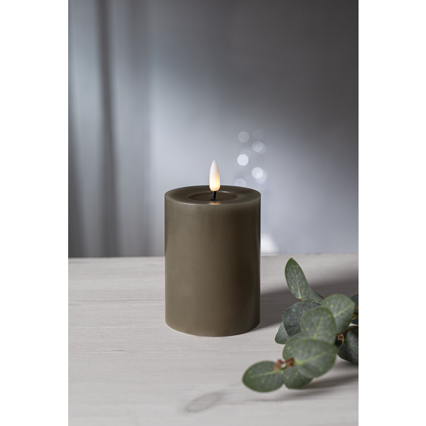 Brun Led ljus flamme 7,5*12,5cm
