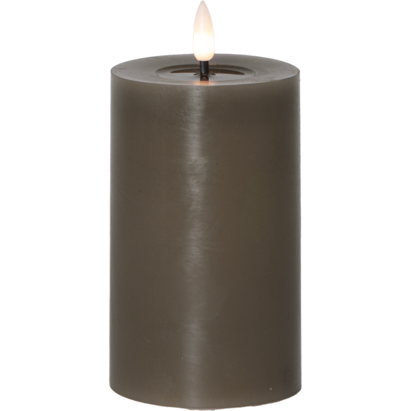 Brun Led ljus flamme 7,5*15cm