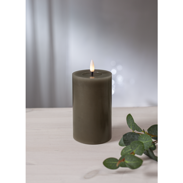 Brun Led ljus flamme 7,5*15cm