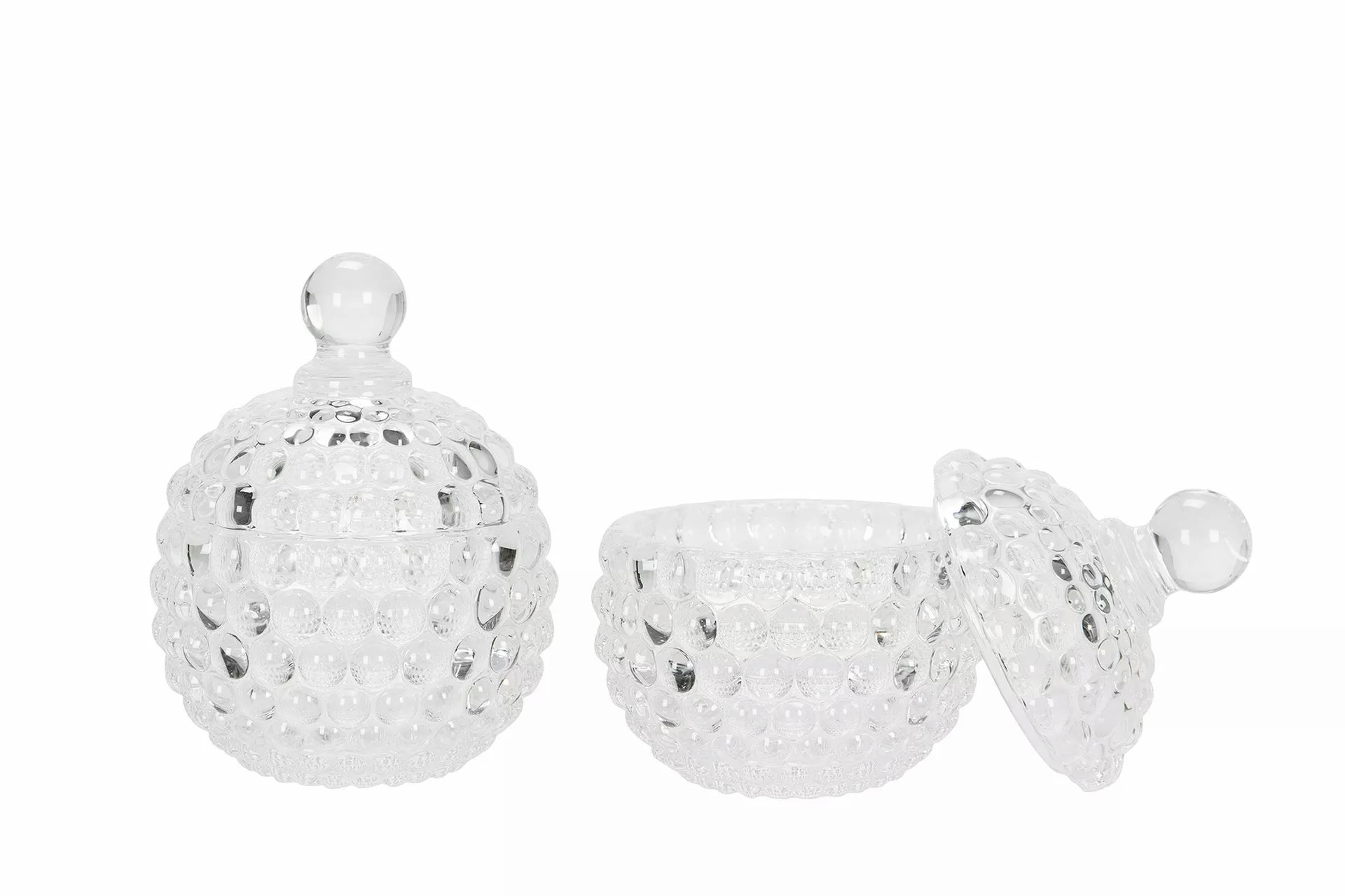 Bubble - Glasburk med lock