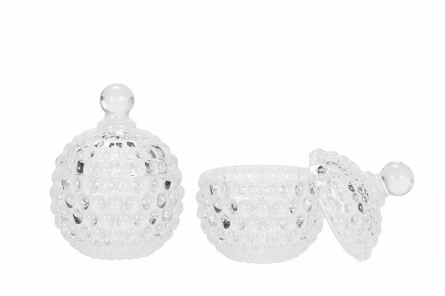 Bubble - Glasburk med lock