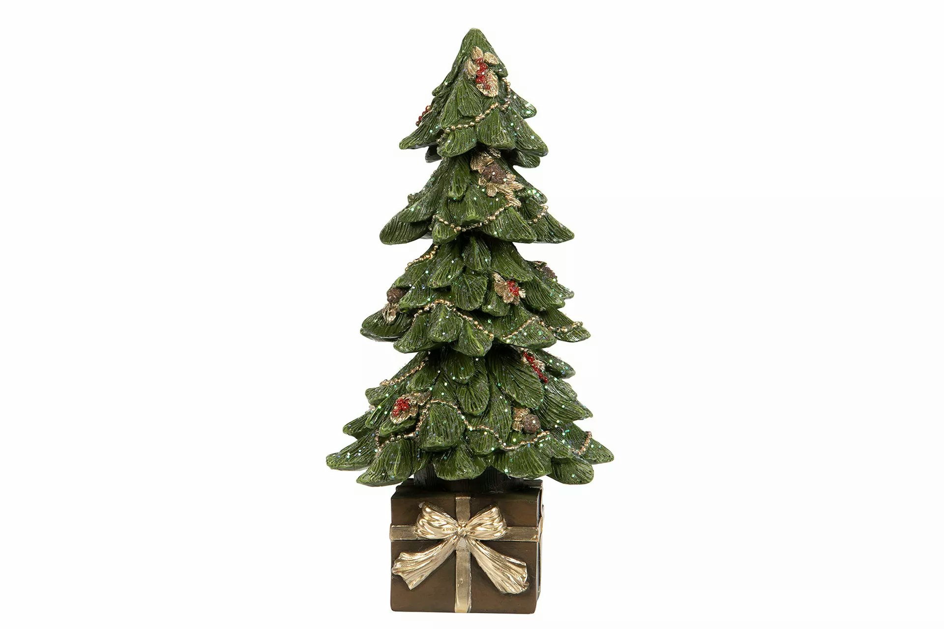 Julgran på paket 18cm