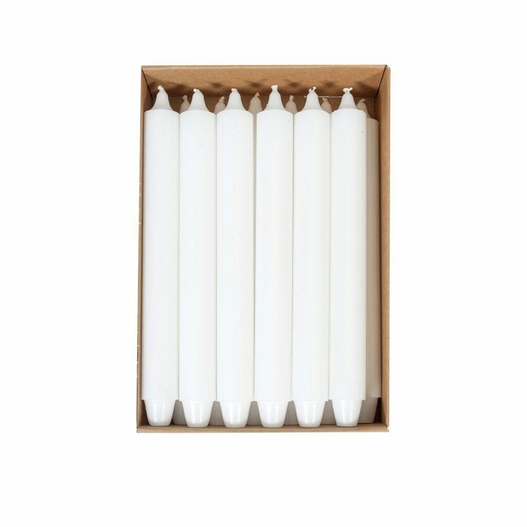Vita extra stora herrgårdsljus