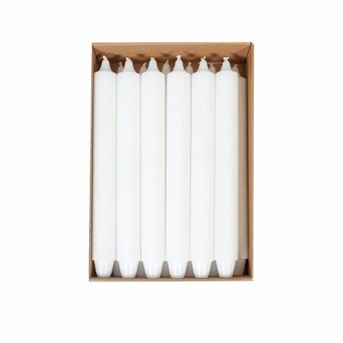 Vita extra stora herrgårdsljus