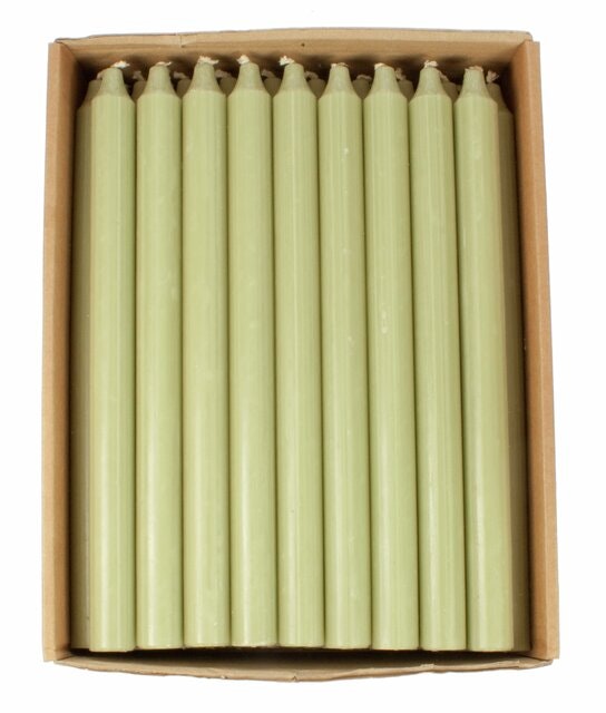 Gröna rustikljus 28cm
