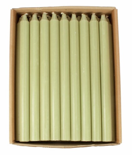 Gröna rustikljus 28cm