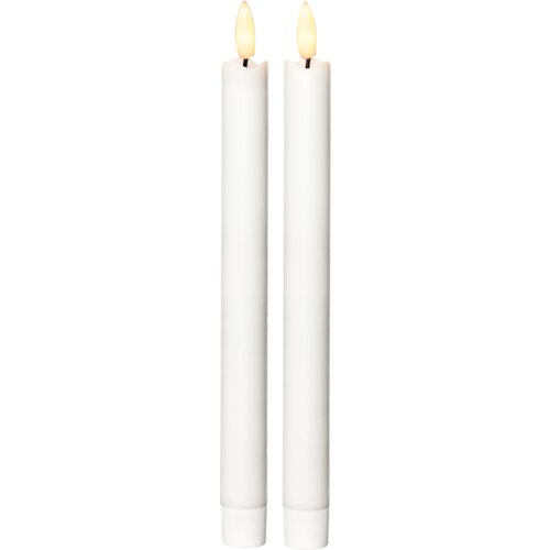 Vita LED Antikljus 2-pack
