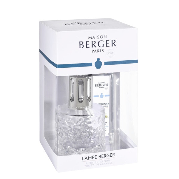 Mirage Transparent doftlampa + doften Pure White Tea - Maison Berger Sweden