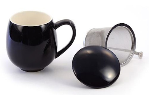 Temugg med insatssil - Svart