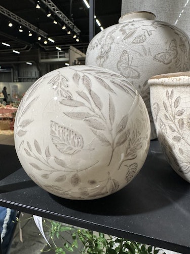 Beige dekorationsboll Melinda