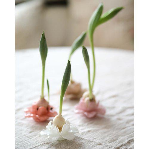 Vit dekorationsblomma
