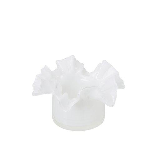 Flor Vit ljuslykta
