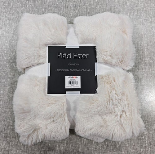 Pläd Ester Vit 130*150cm