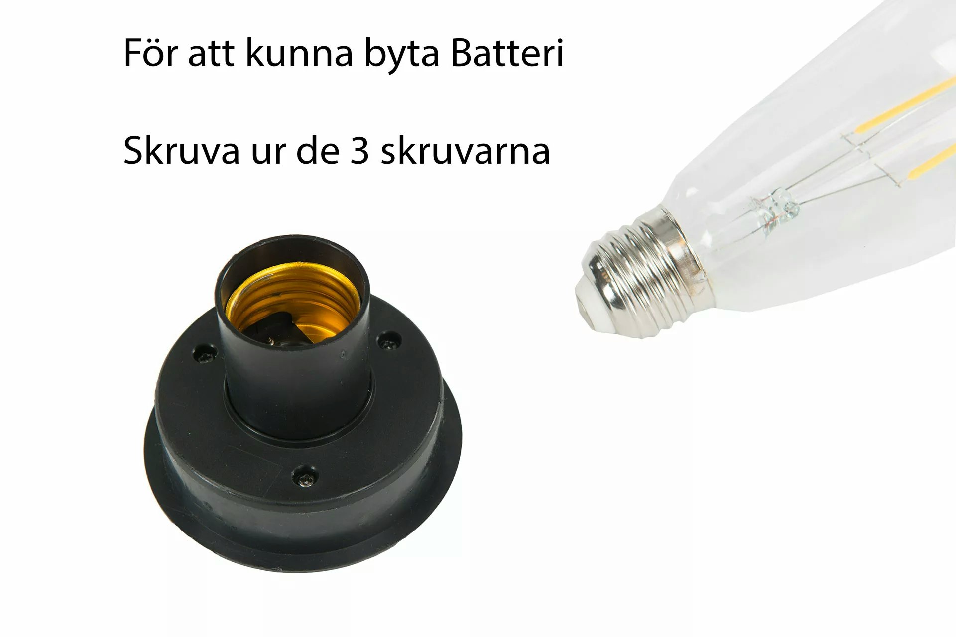 Hängande solcellslampa