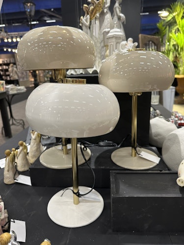 Beige Bordslampa 34cm