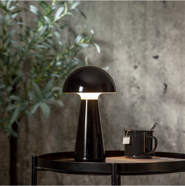Bordslampa Uppladdningsbar Svart