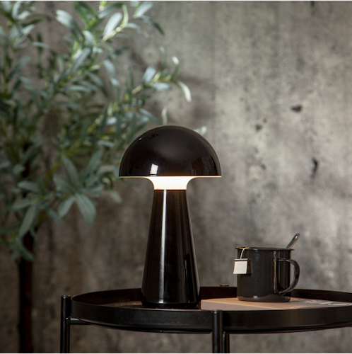 Bordslampa Uppladdningsbar Svart