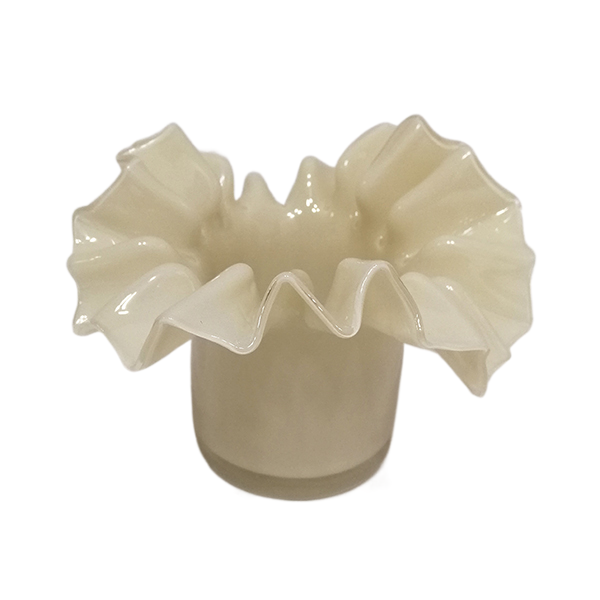Ljuslykta Flower Cream 12cm
