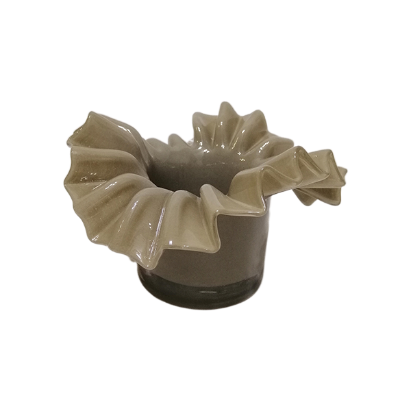Ljuslykta Flower Brun 12cm