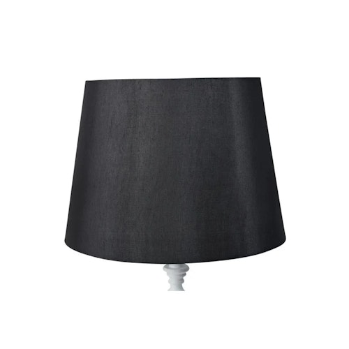 Stor Silk Lampskärm Svart