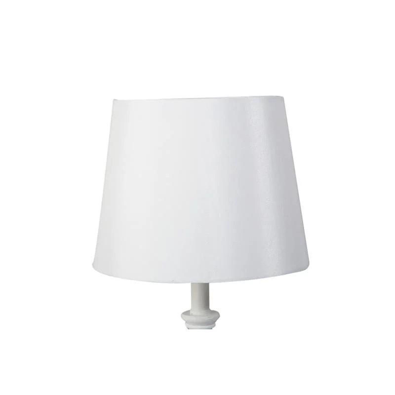 Stor Silk Lampskärm Vit