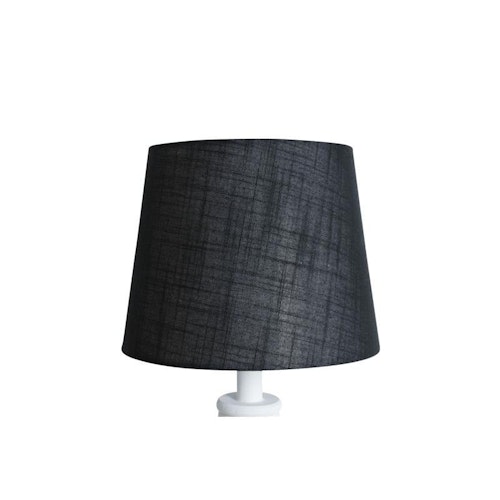 Linne Svart Lampskärm 18*23*18cm