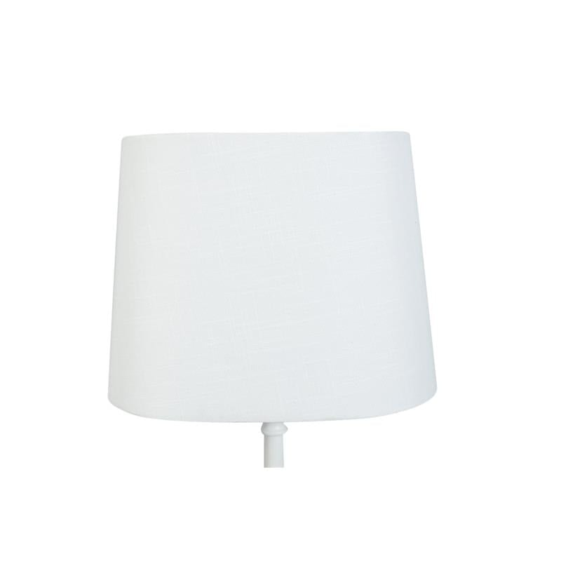 Lampskärm Linne Oval Vit 23*16cm